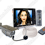 Комплект видеодомофона Eplutus EP-2291 с беспроводная микро и уличной камераой