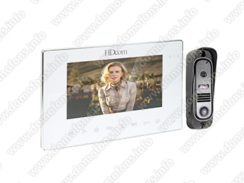 Wi-Fi AHD видеодомофон высокого разрешения с записью HDcom W-714-AHD-IP